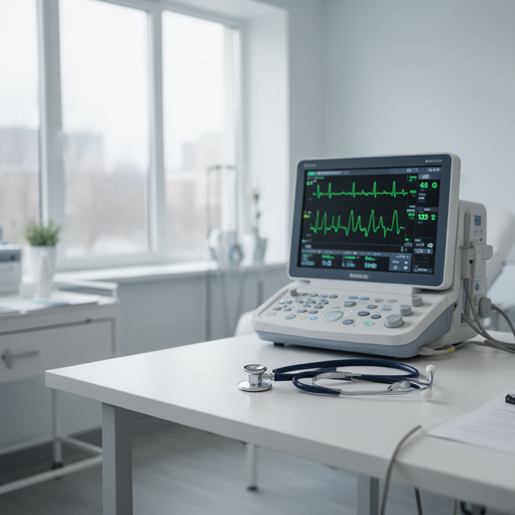 Cardiology examination room