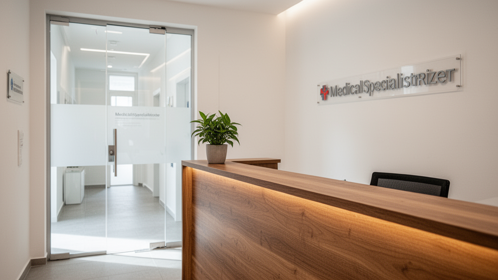 Warm reception area